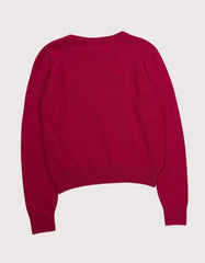 Alberta Ferretti Intarsia Wool and Cashmere-Blend Sweater