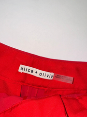 Alice + Olivia Red Shorts