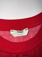 Fendi FF Long Sleeve Sweater Logo