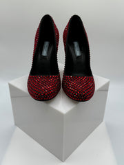 Prada Calzature Donna Crystal Pumps