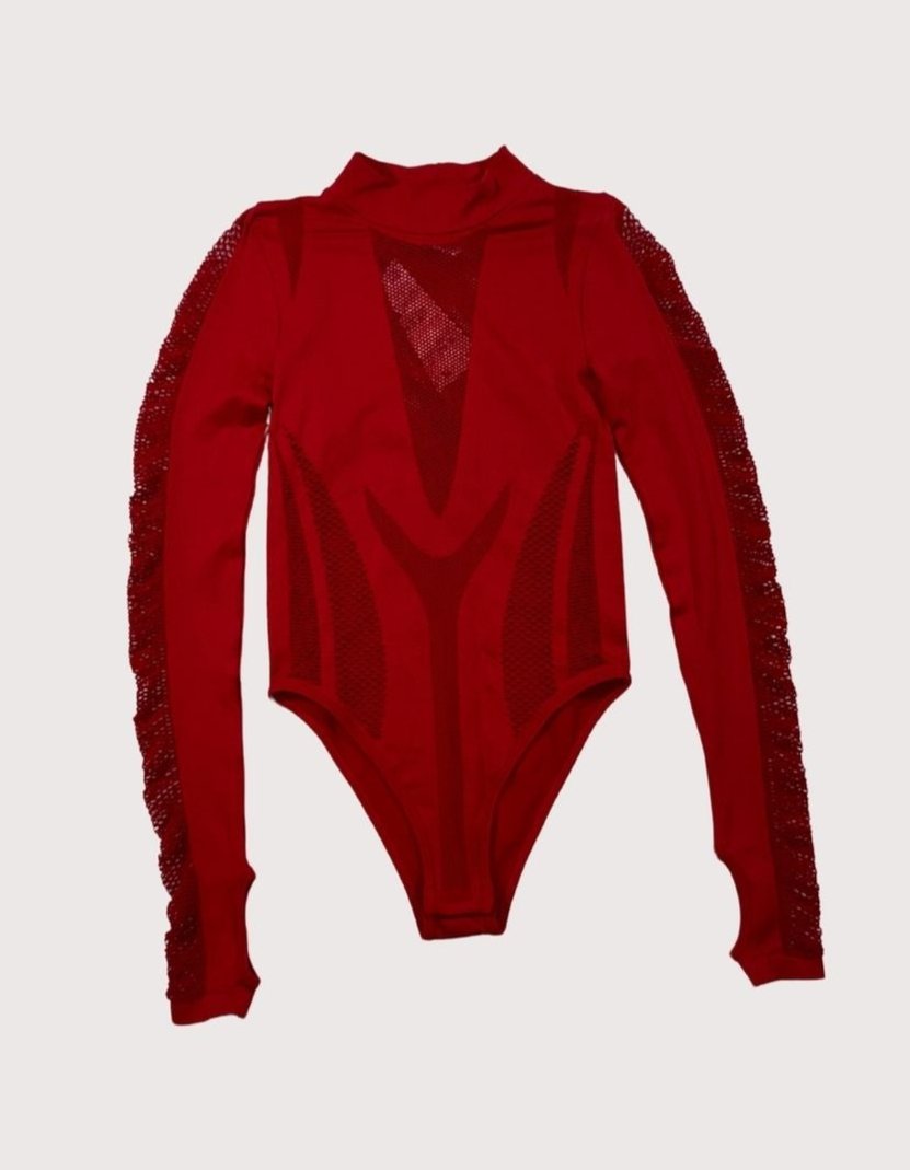 Zara Seamless Mesh Bodysuit