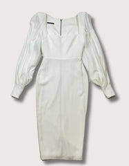Alex Perry Pearson Satin-Crepe Midi Dress