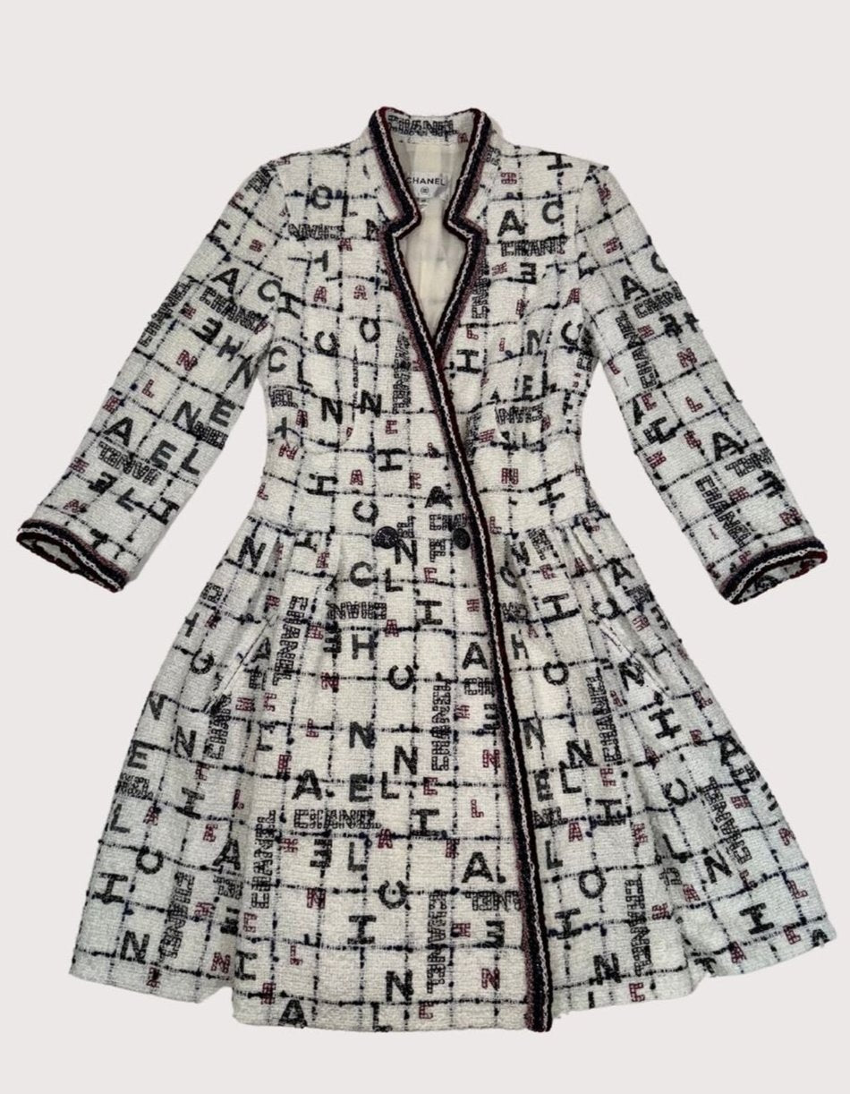 Chanel SS20 Tweed Coat Dress