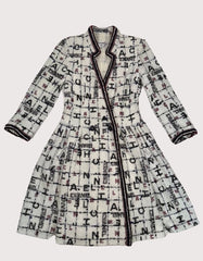 Chanel SS20 Tweed Coat Dress