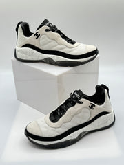 Chanel Coco Mark Suede Sneakers
