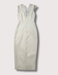 Victoria Beckham Lace Embellished Dress